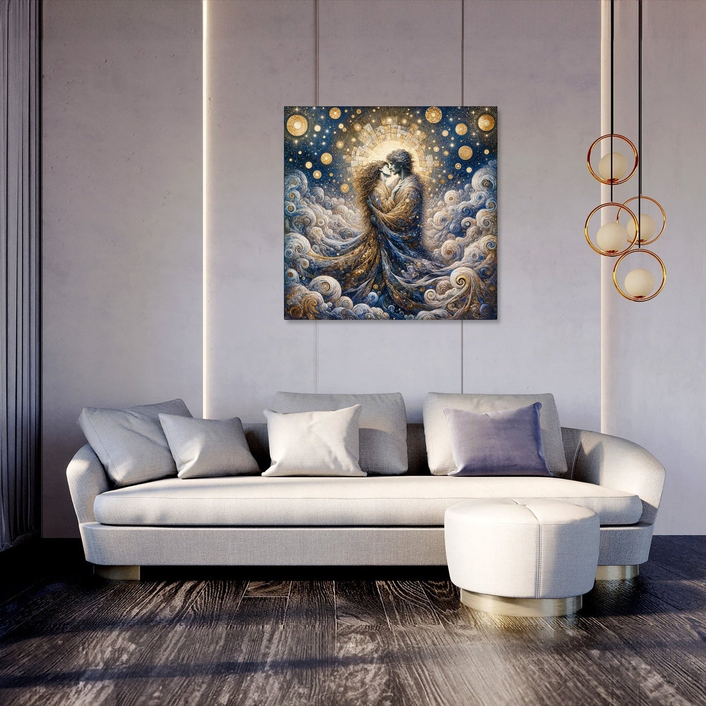 Starry Embrace Canvas