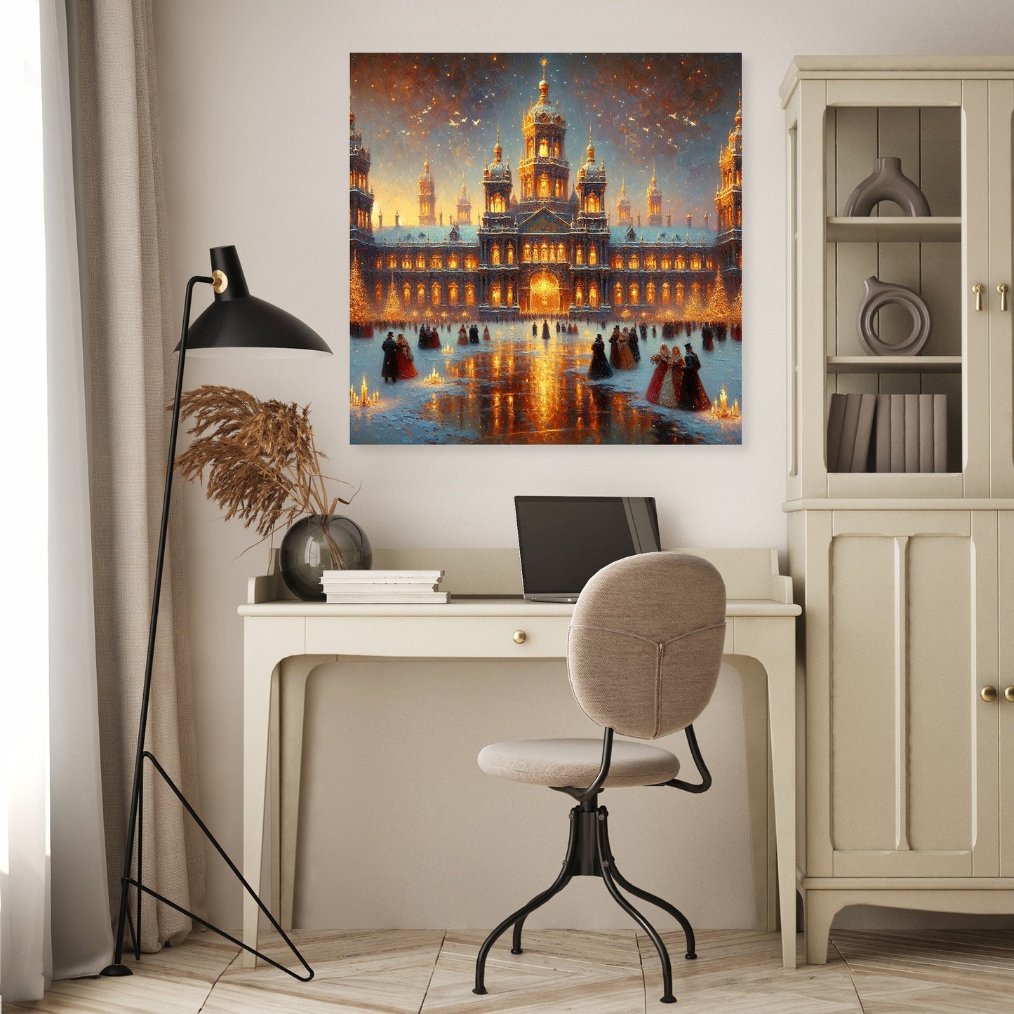 Enchanted Winter Palace Canvas