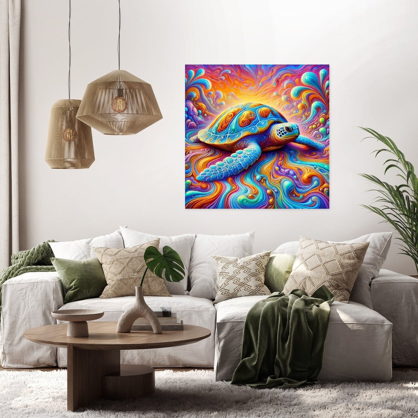 Dreamscape Turtle Canvas
