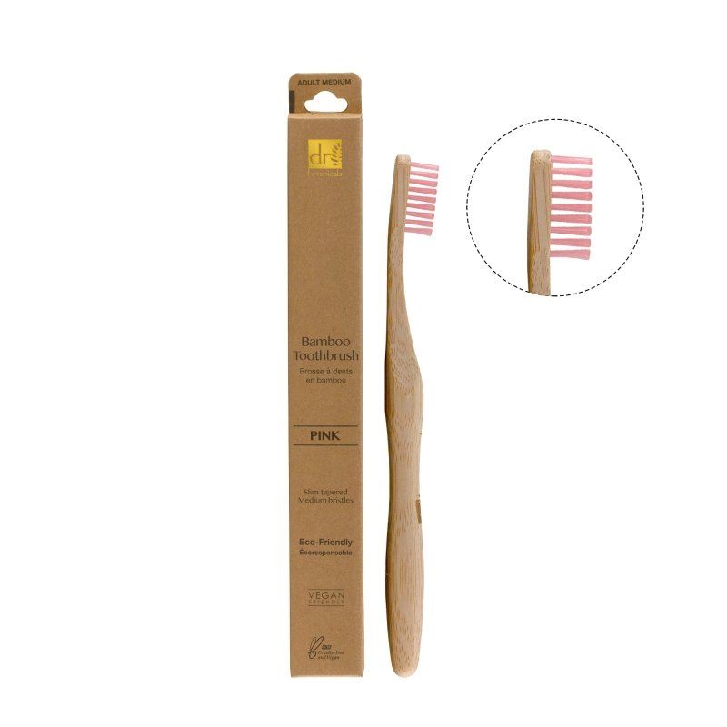 Bamboo Toothbrush Kit – Green, Pink & Purple