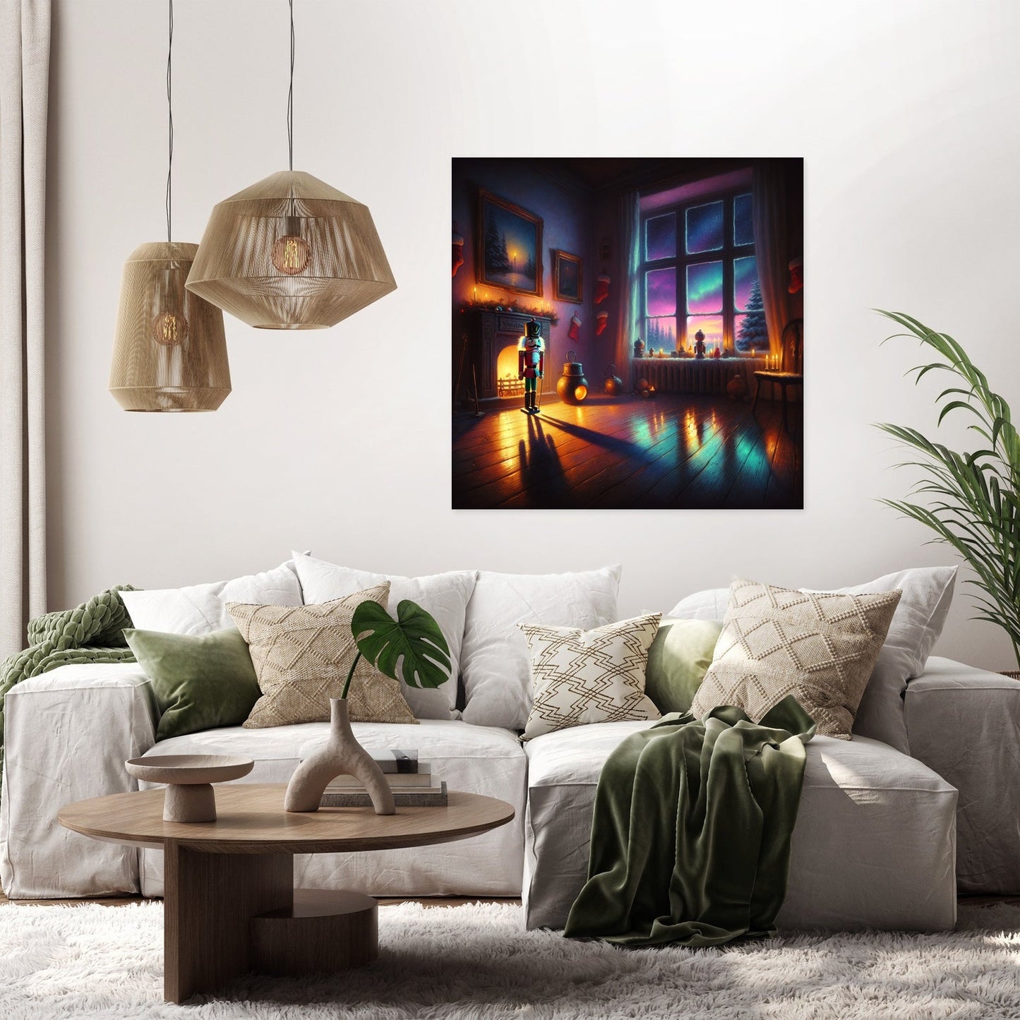 Nutcracker's Melancholic Eve Canvas