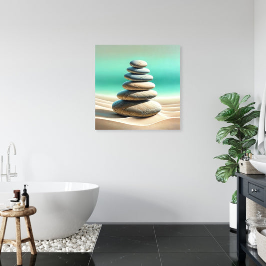 Zen Stone Array Canvas