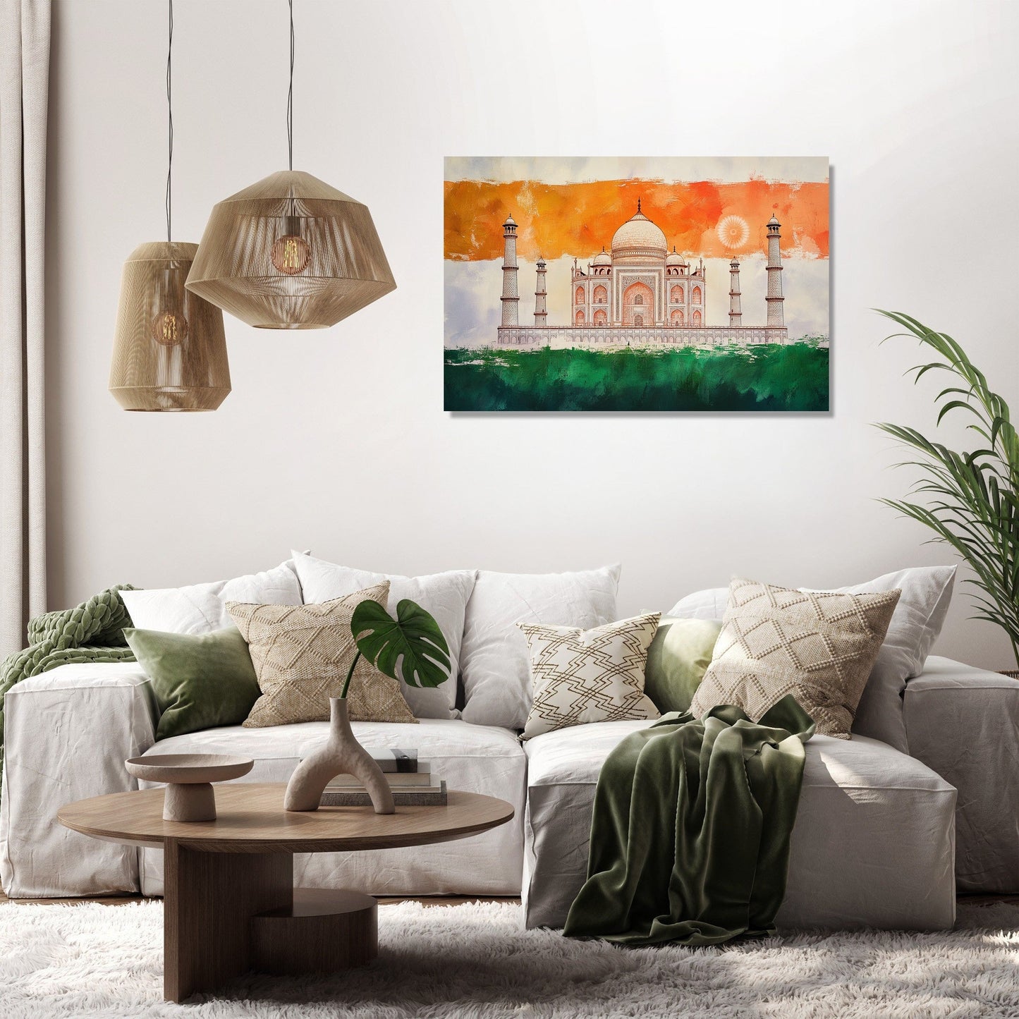 Taj Mahal Reverie Canvas