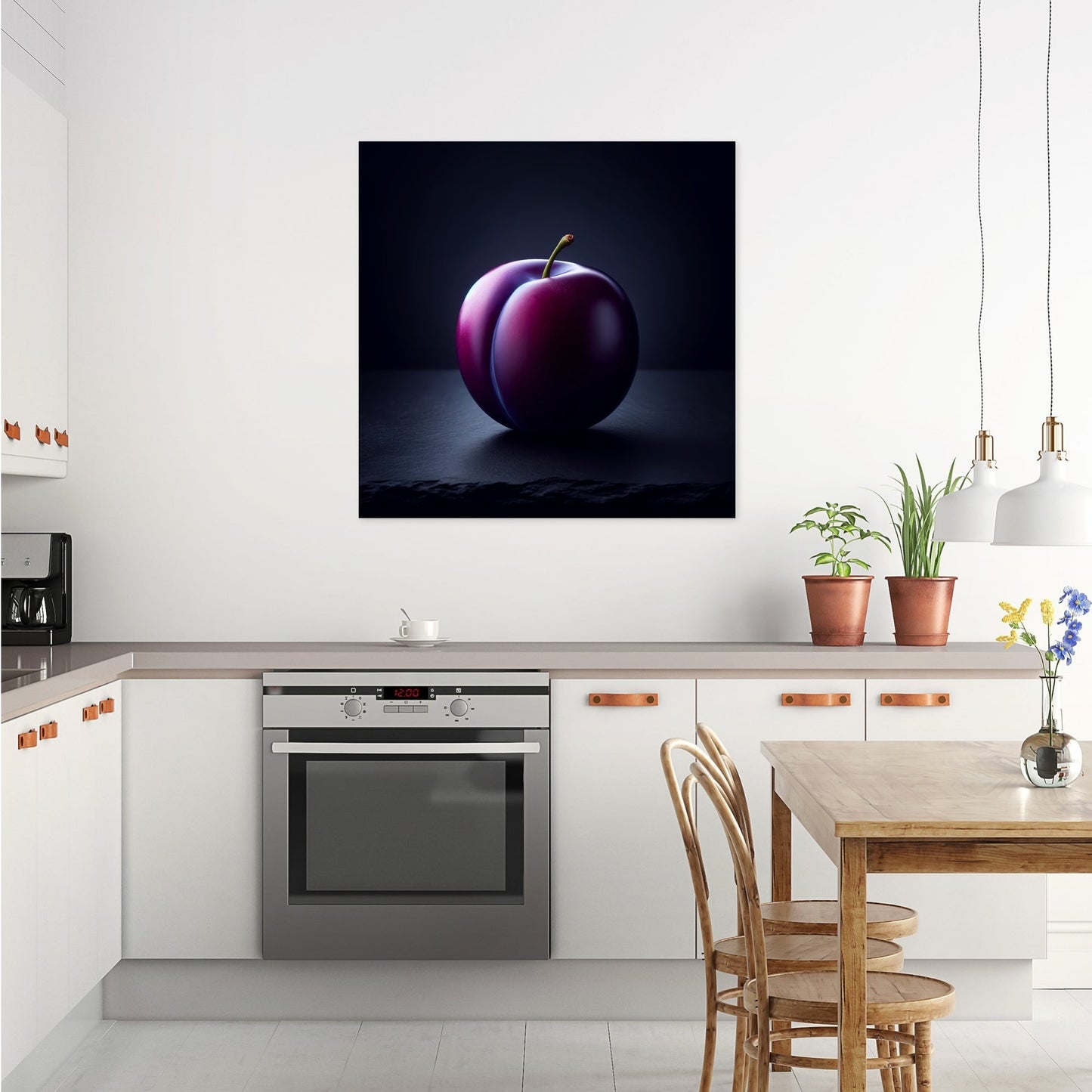 Luminous Plum Canvas