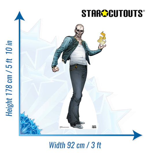 SC893 El Diablo (Suicide Squad) Cardboard Cut Out Height 178cm