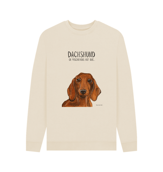 Mischievous Hot Dog Sweatshirt – For the Fearless Doxie Fans!