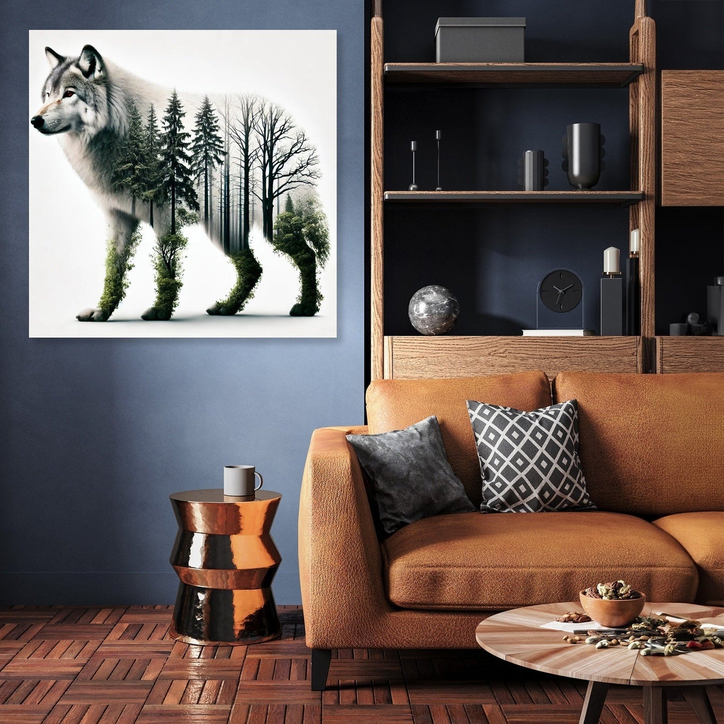 Wolf's Forest Spirit Canvas