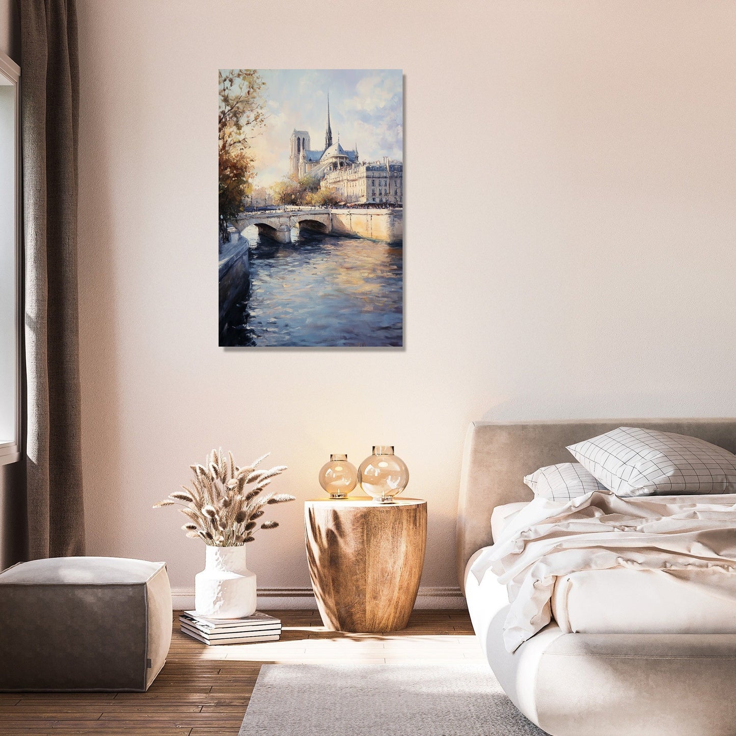 Seine River Parisian Canvas