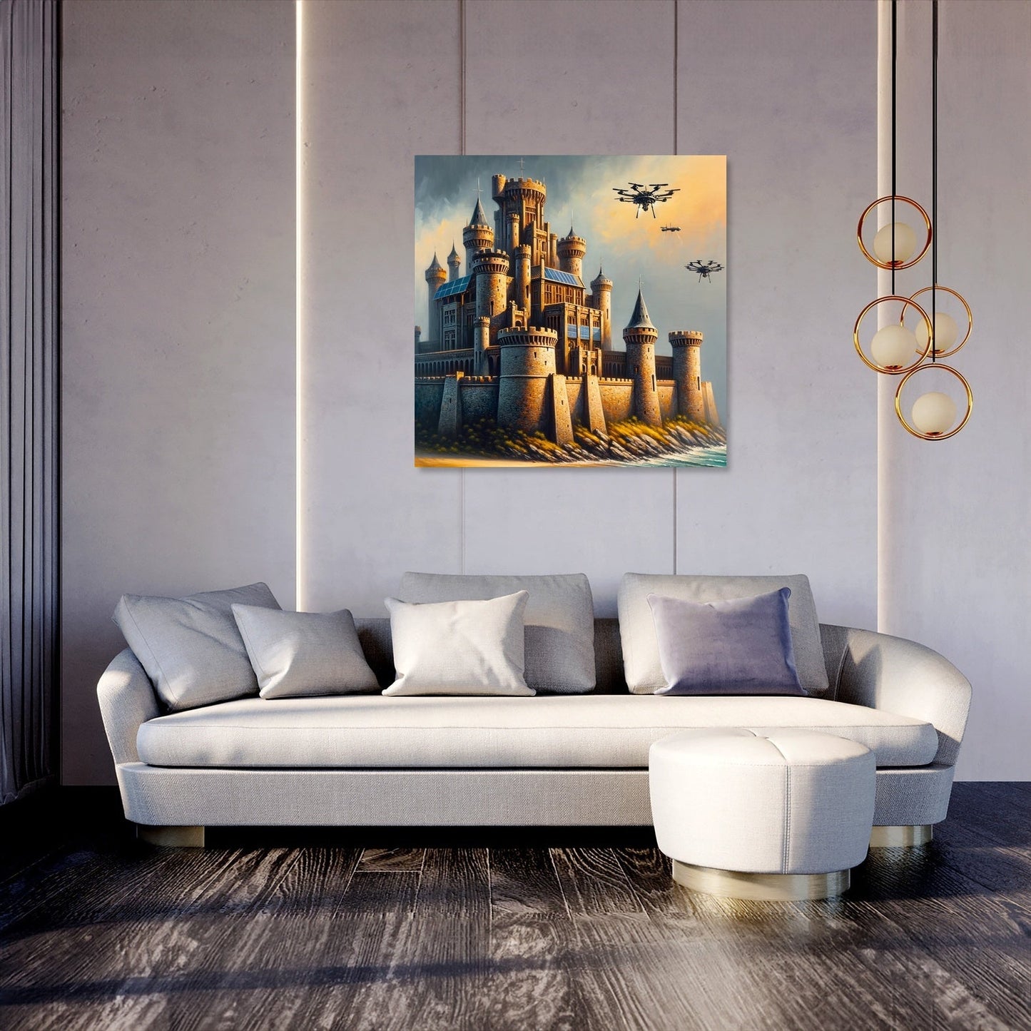 Tomorrow's Castle Sunrise Canvas