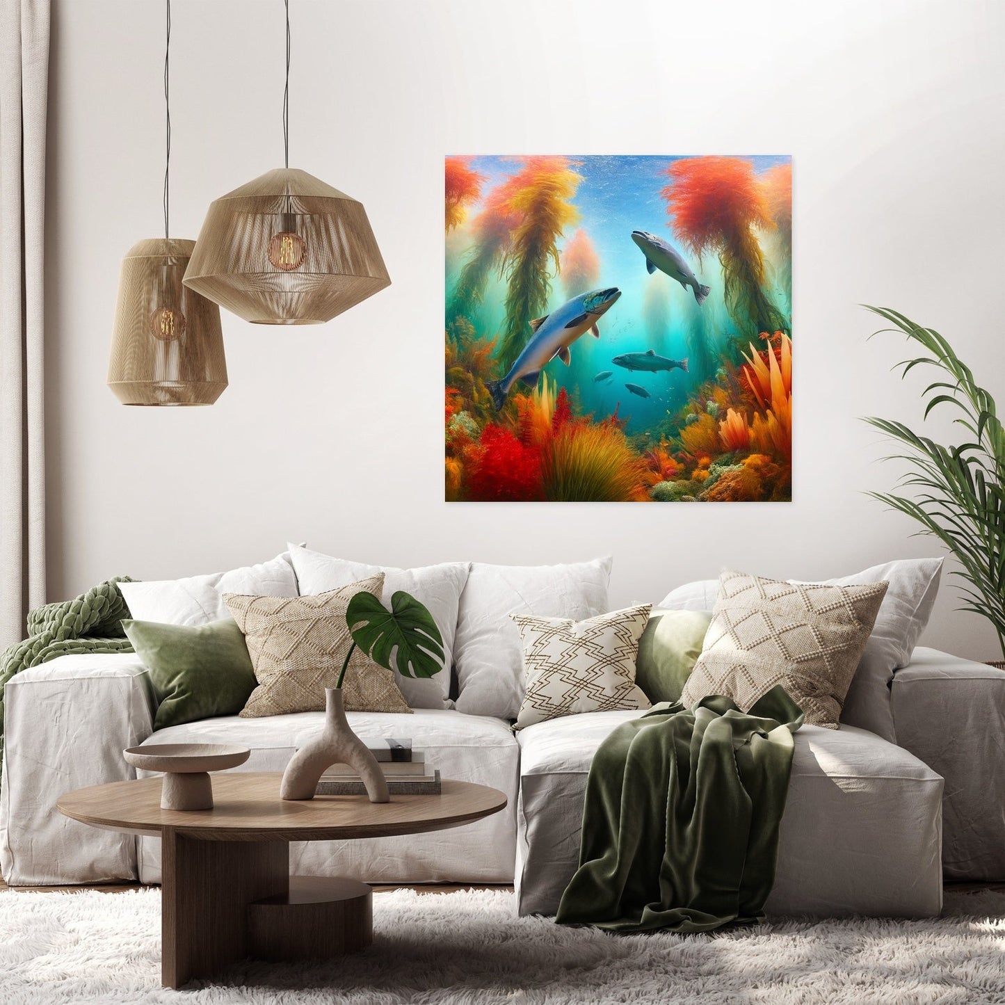 Autumn Underwater Canvas