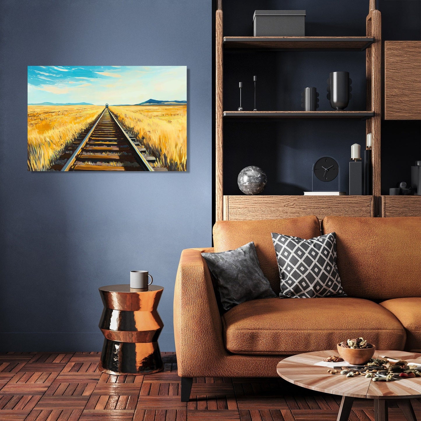 Heatwave Railway Canvas
