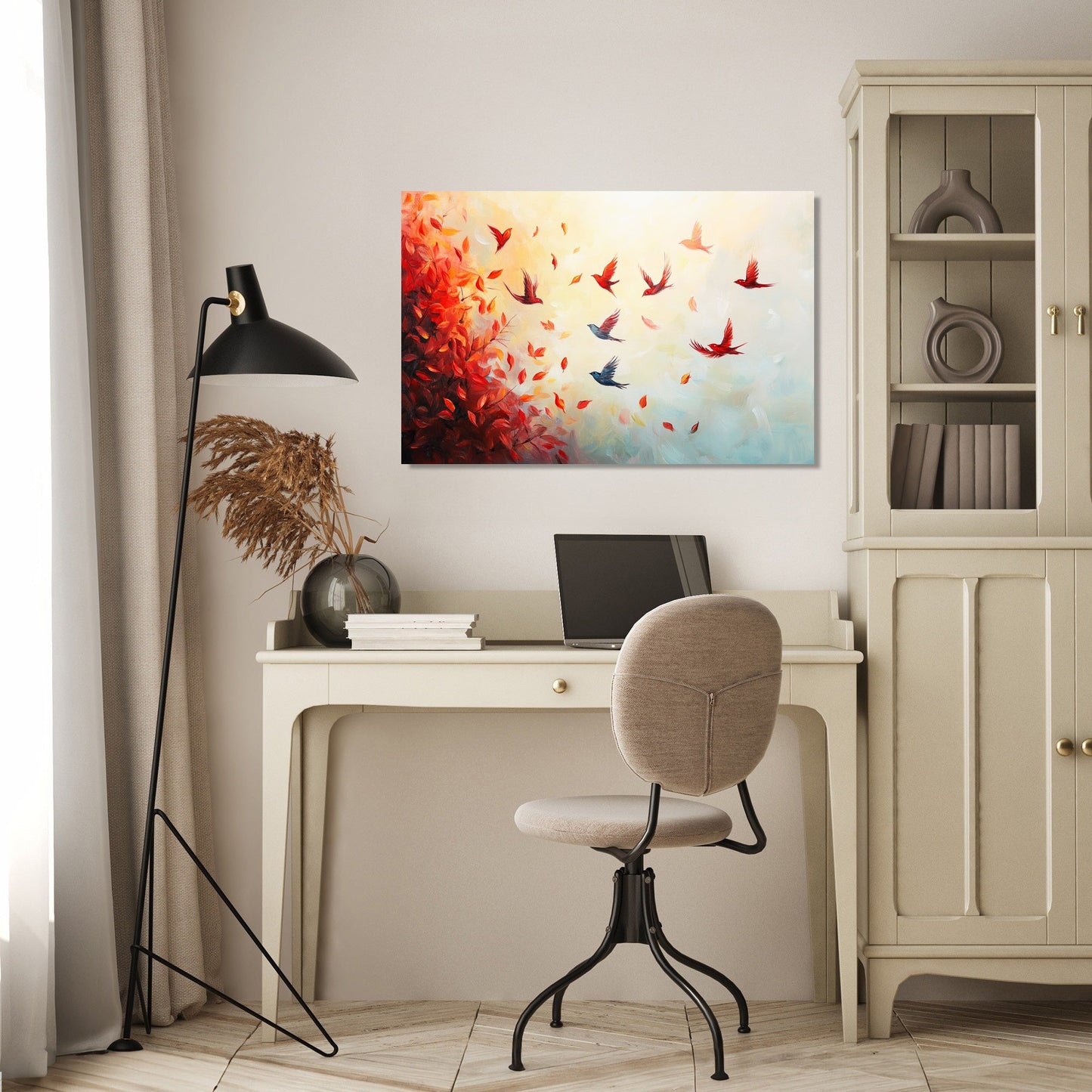 Feathered Leaf Canvas