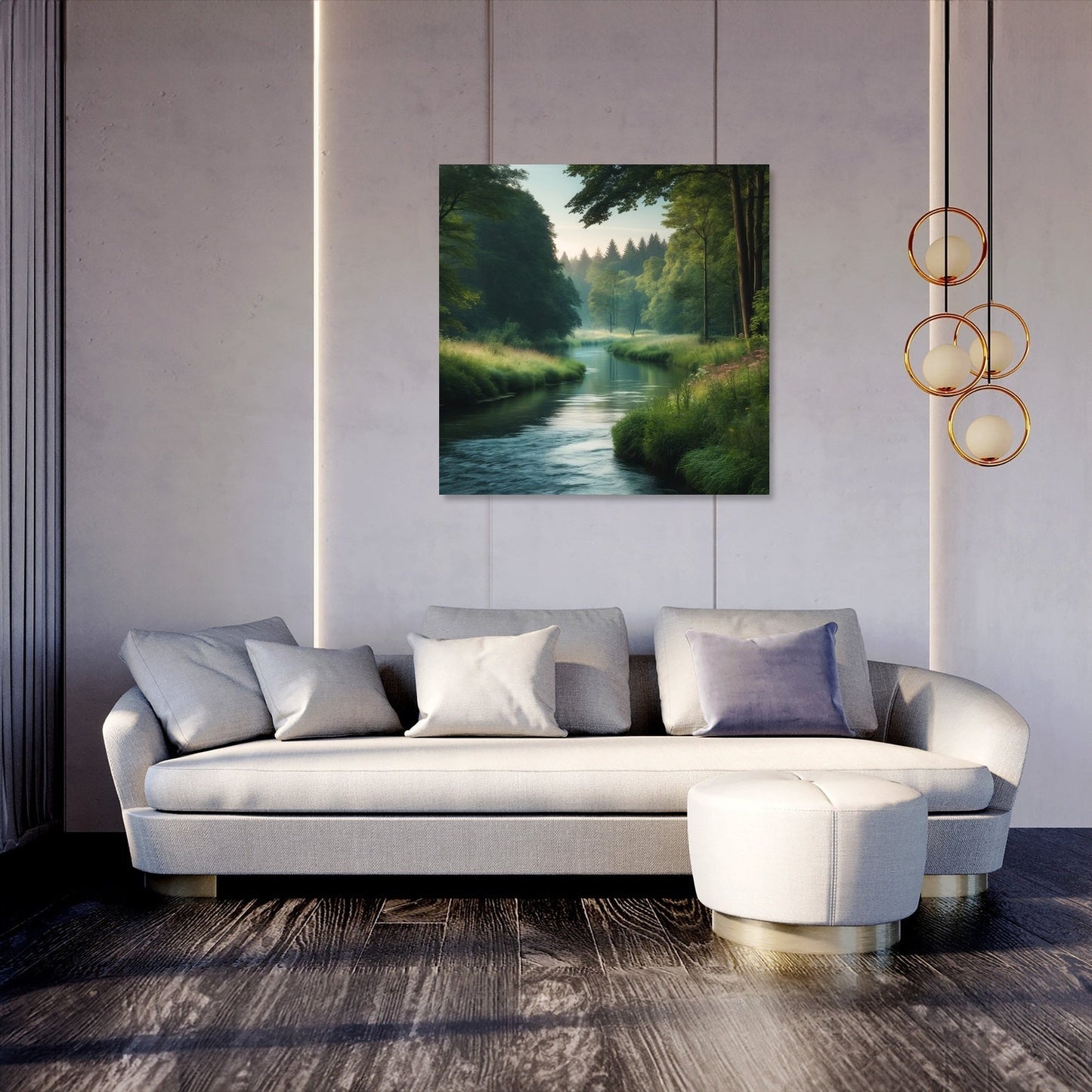 Tranquil River Canvas