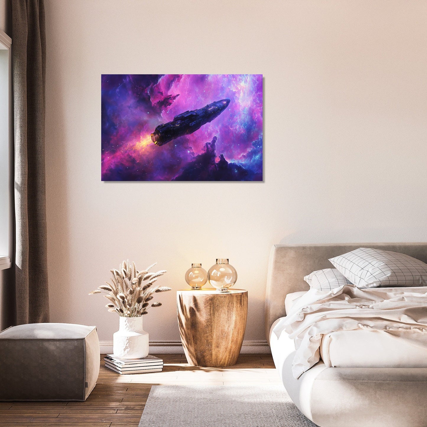 Escape Capsule Nebula Canvas