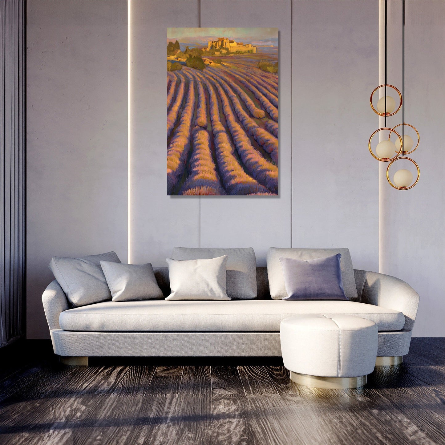 Lavender Monastery Canvas