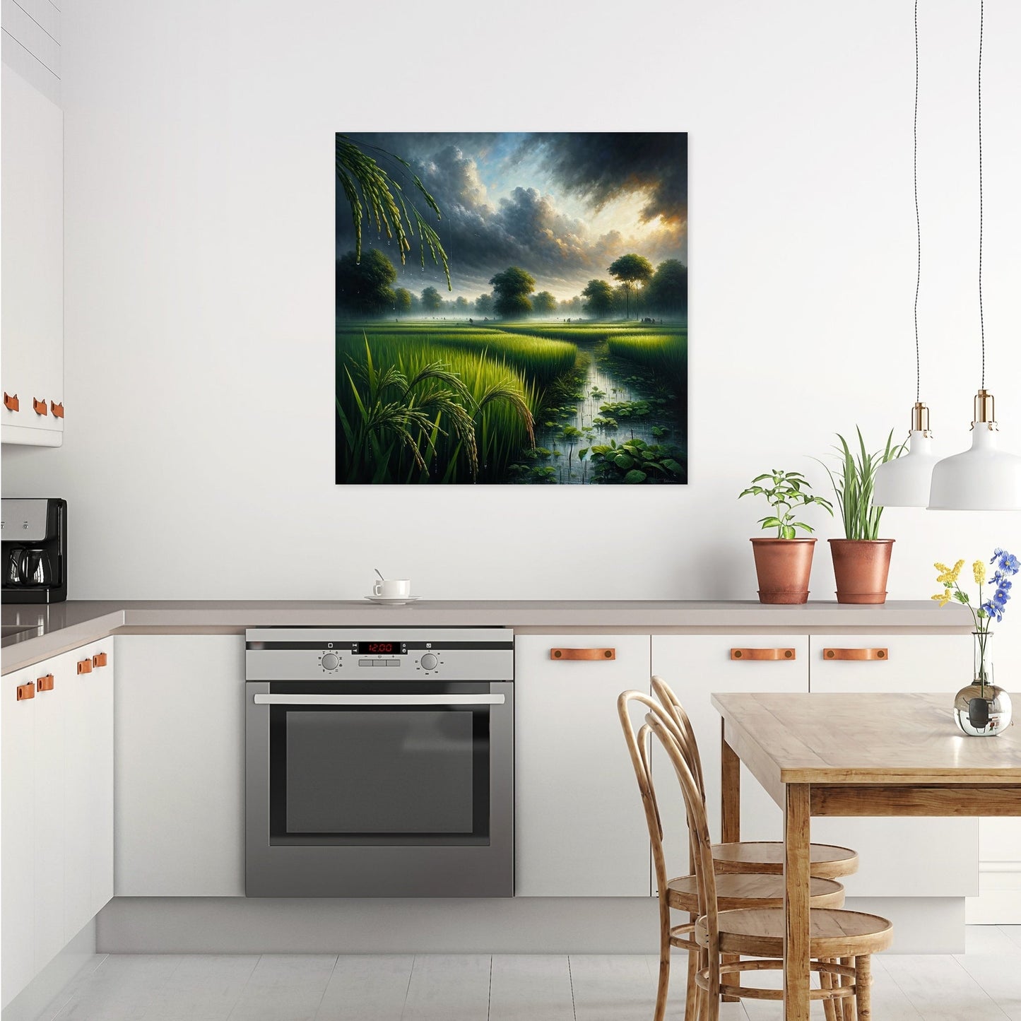 Monsoon Over Bengal Canvas