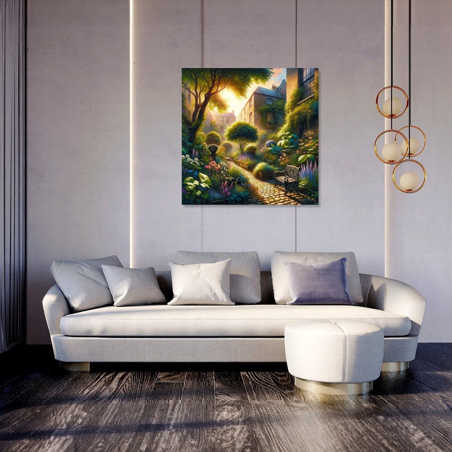 Grey Street Secret Garden at Newcastle Canvas