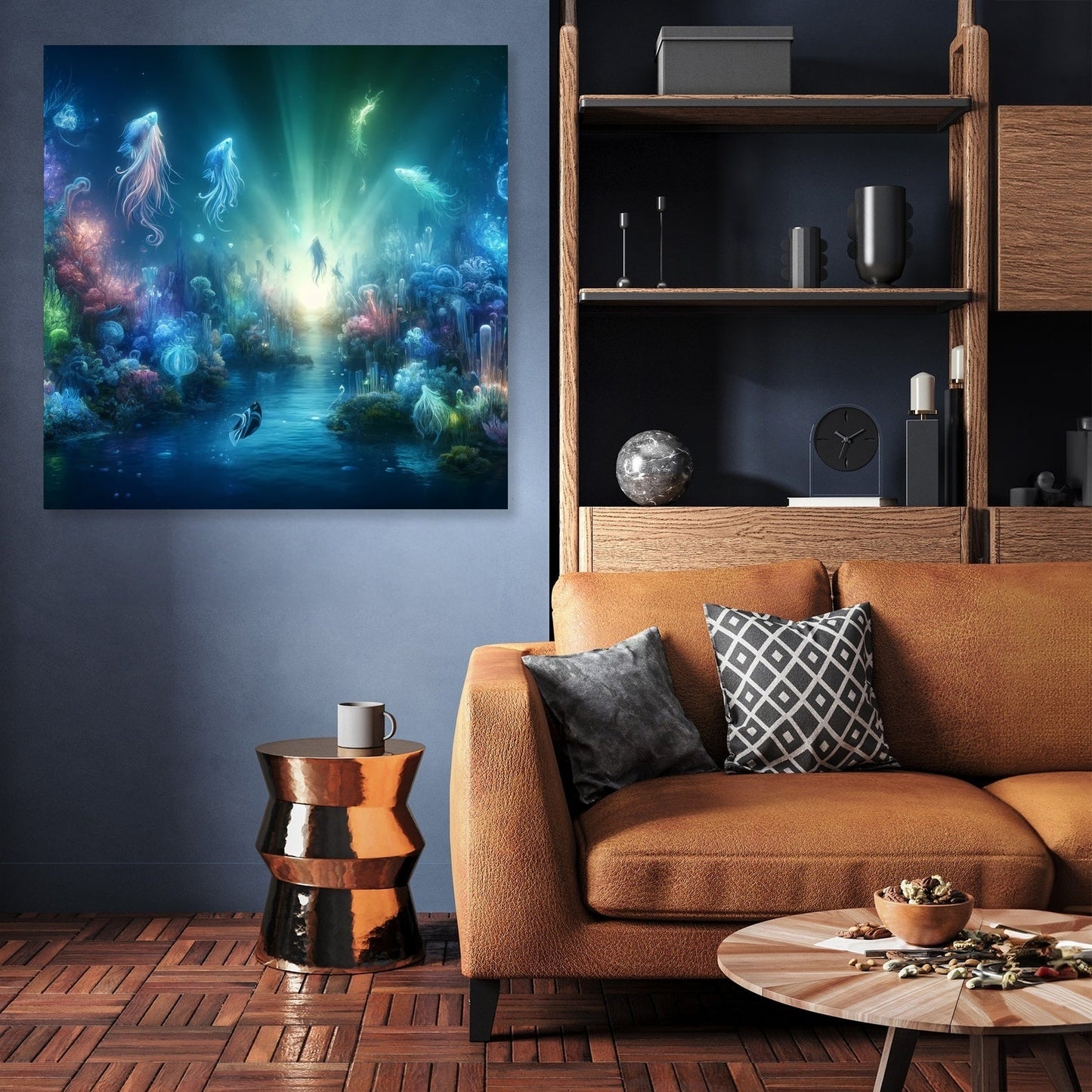 Luminous Lagoon Canvas