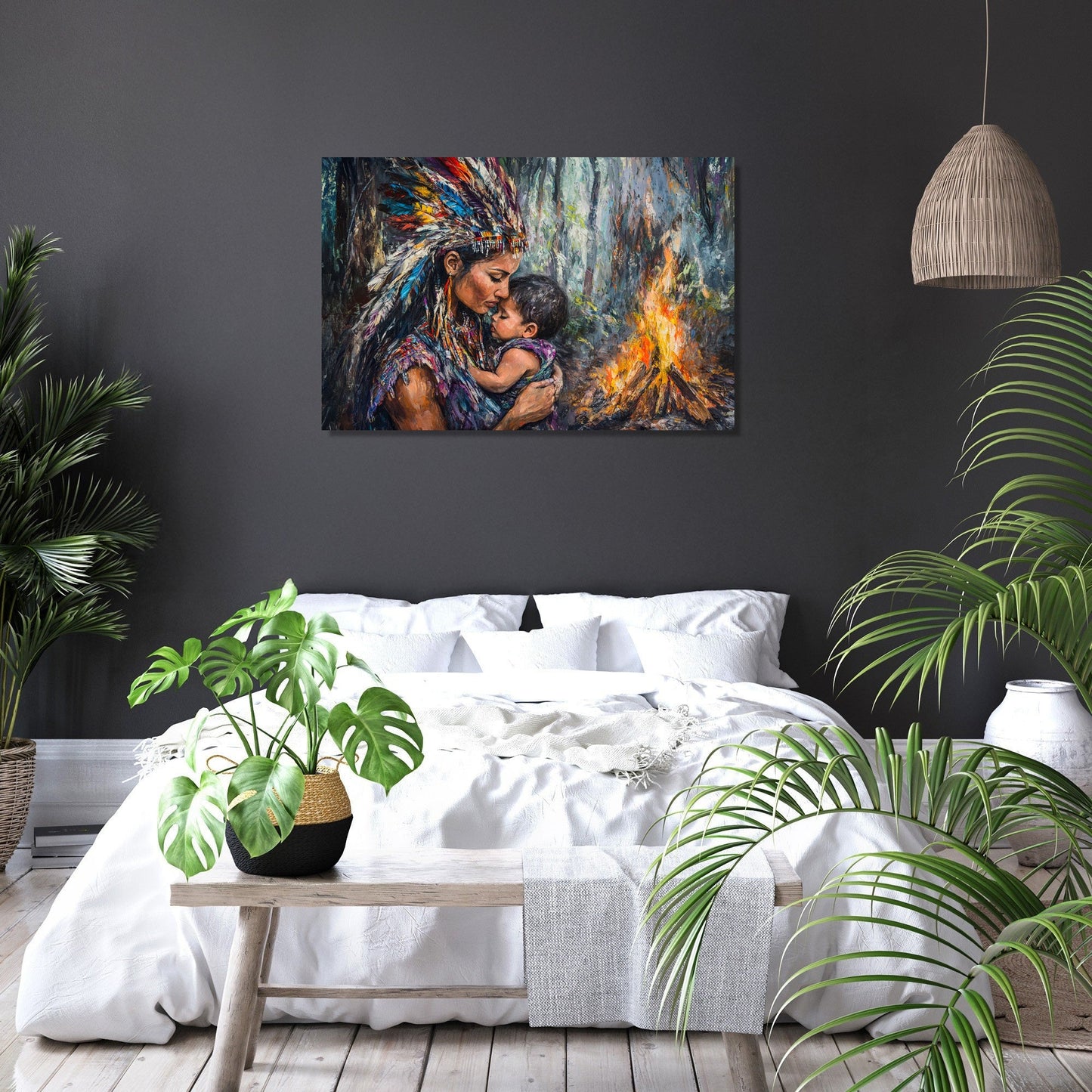 Tribal Motherhood Canvas