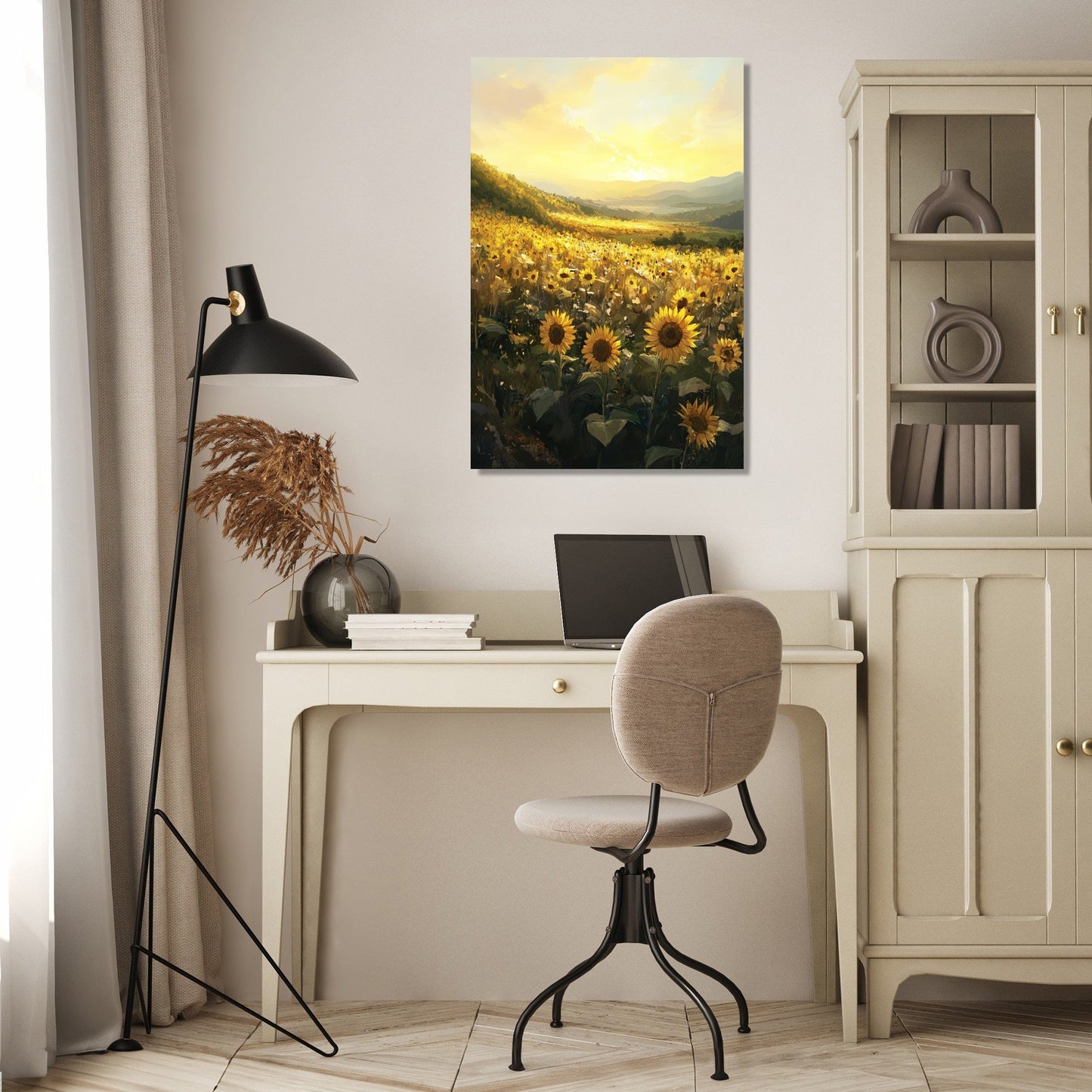 Sunrise Sunflower Symphony Canvas
