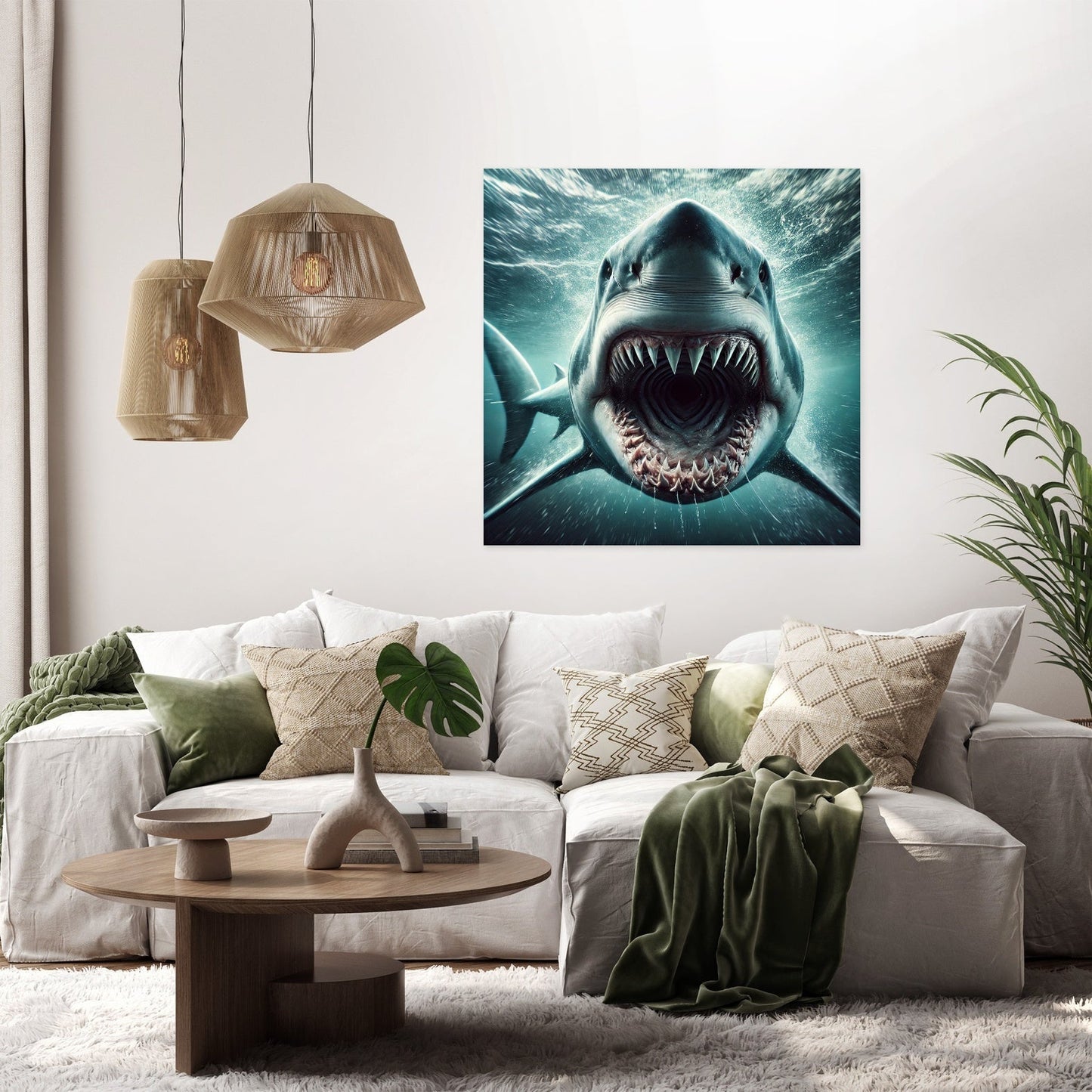 Predatory Abyss Canvas