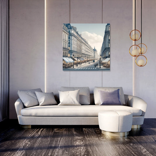 Rue de Rivoli Paris Canvas