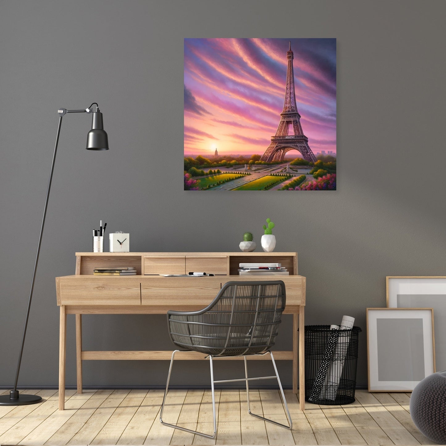 Sunset Eiffel Canvas