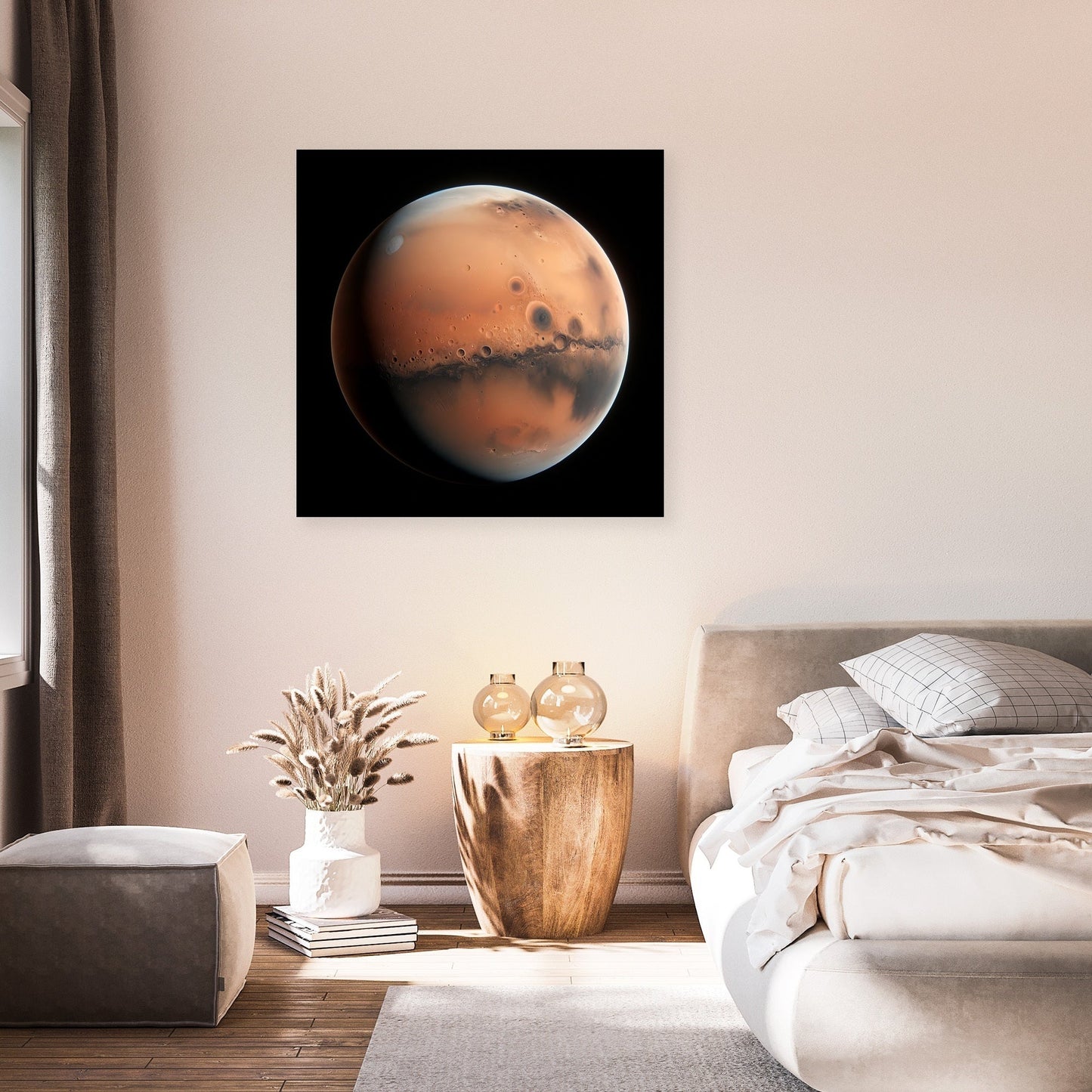 Mars' Nocturnal Mystery Canvas