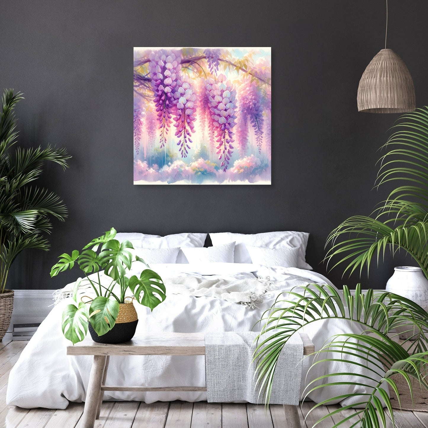 Wisteria Garden Canvas