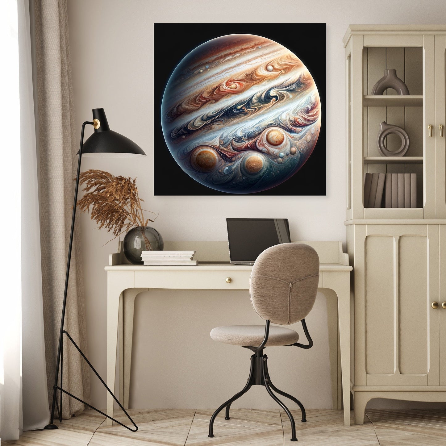 Jupiter's Swirling Majesty Canvas