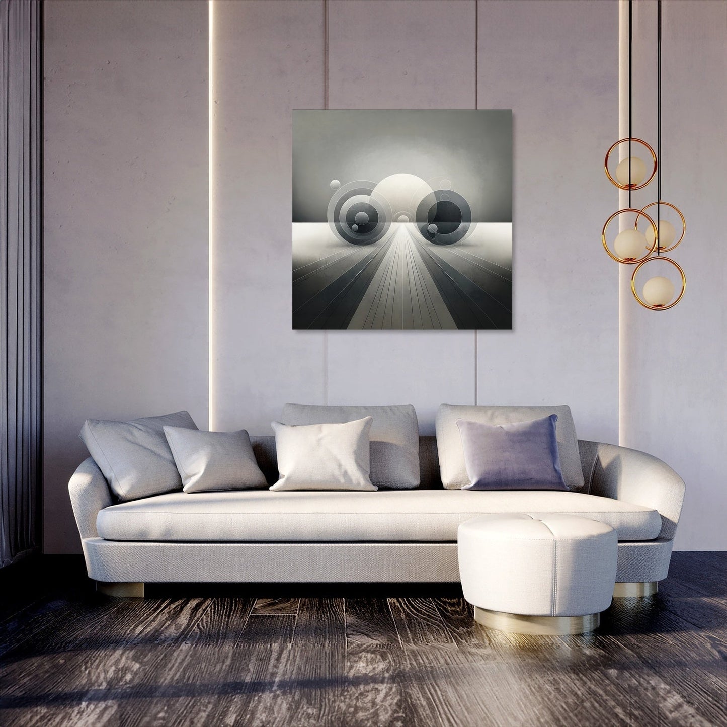 Grey Harmony Canvas