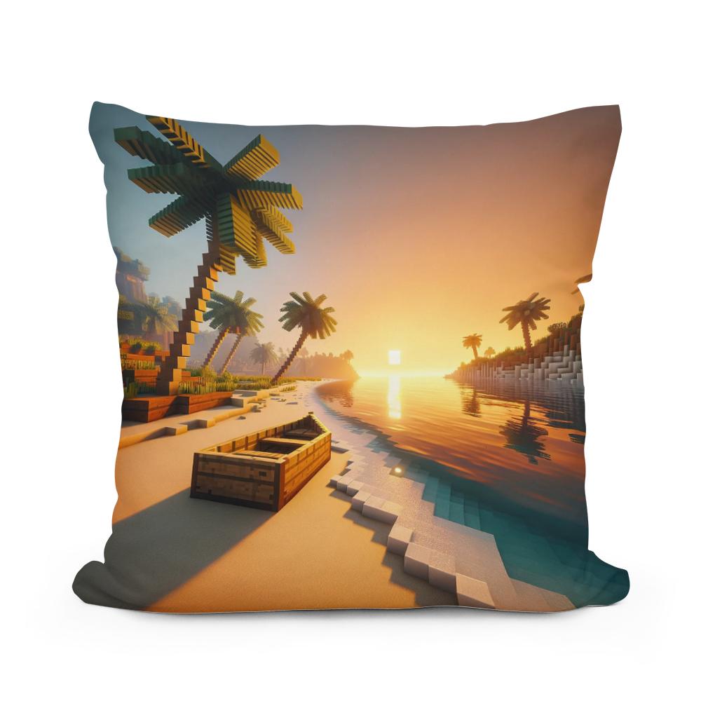 Sunrise Serenity Cotton Cushion