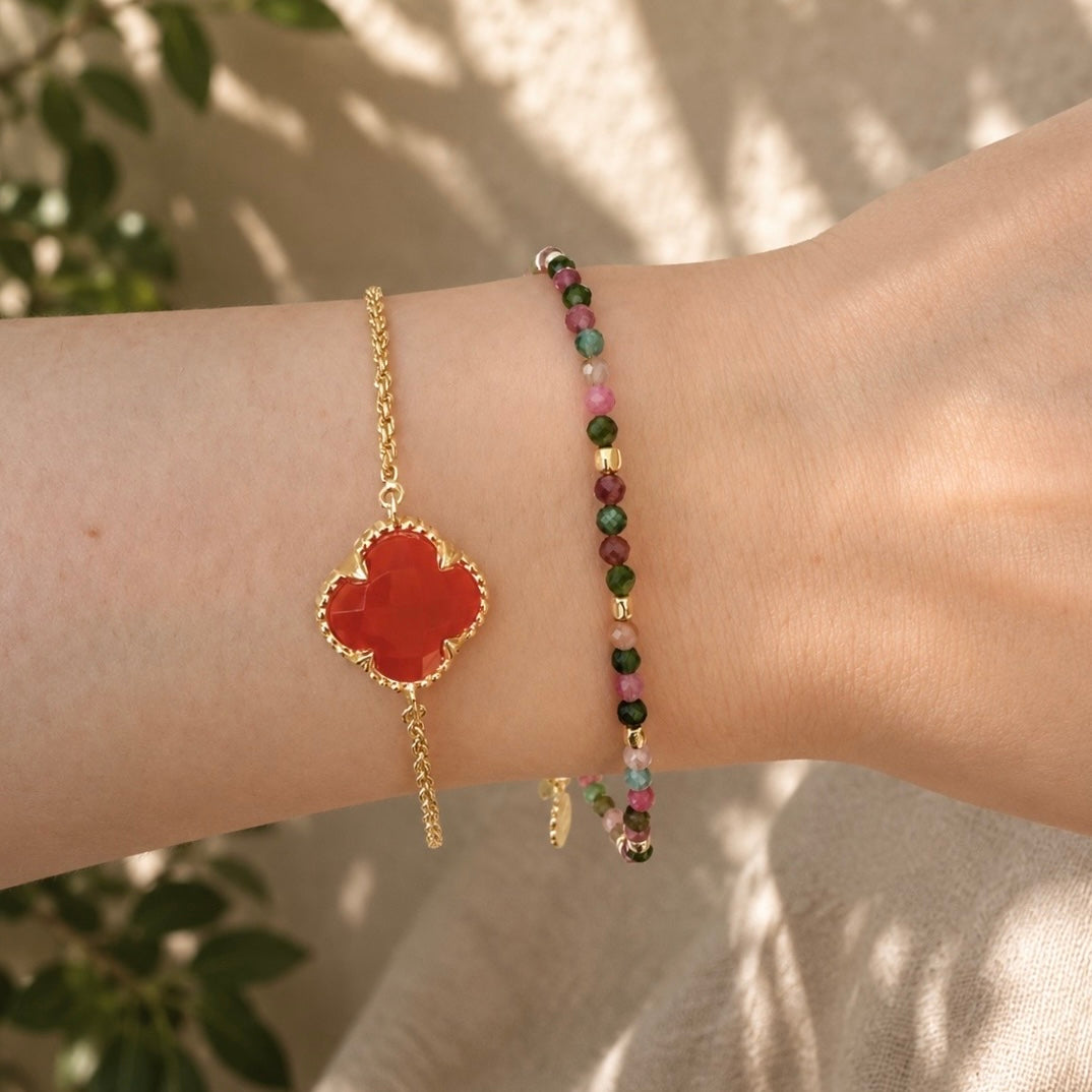 [PRE-ORDER] Tyche Gemstone Bracelet Carnelian