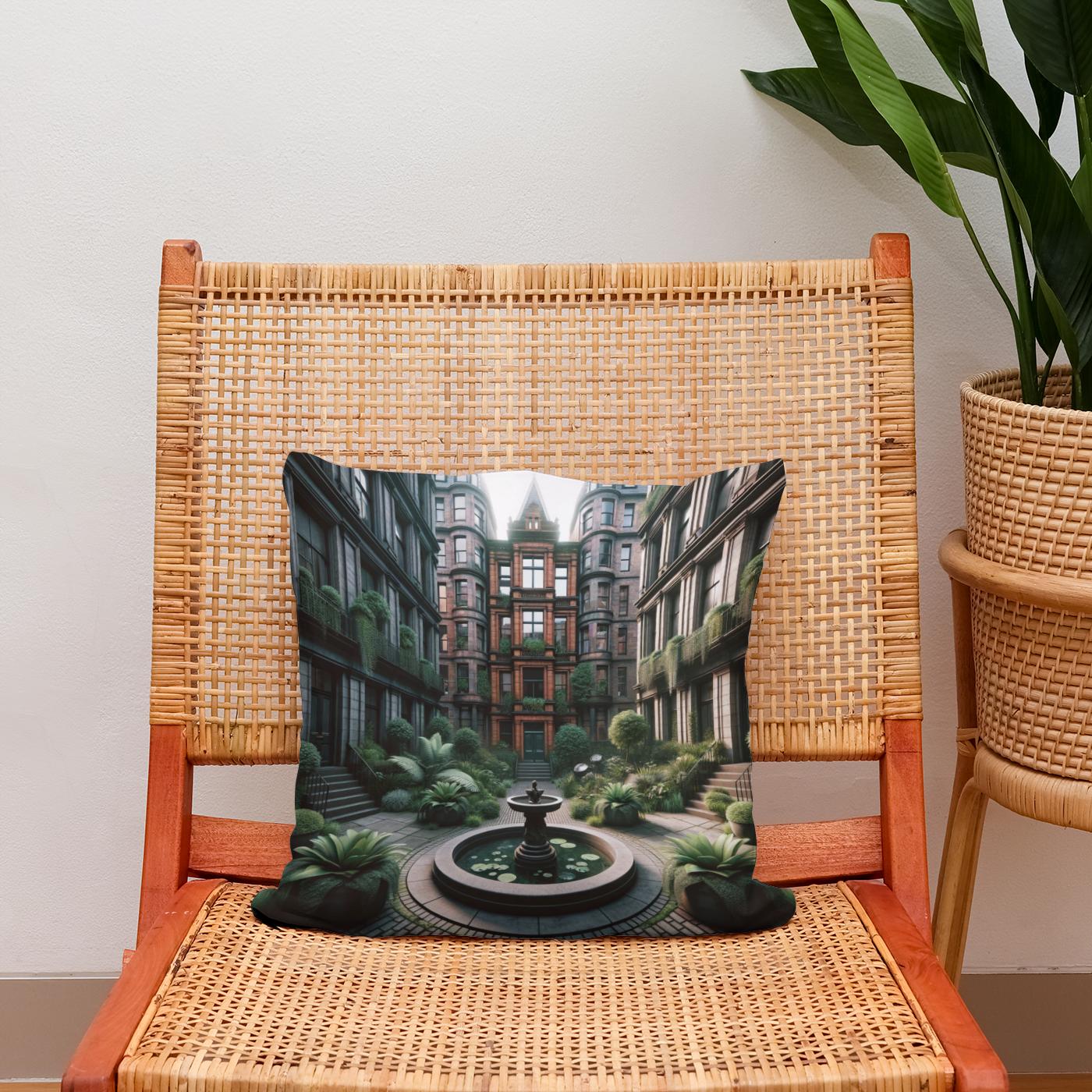 Victorian Oasis Glasgow Cotton Cushion