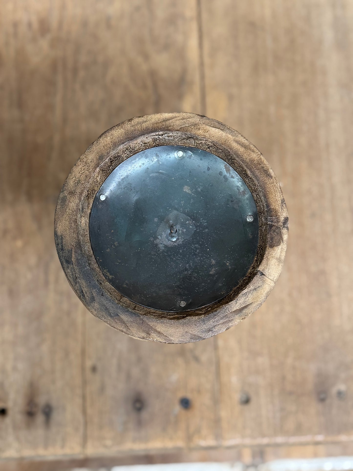 Rustic Wooden Candle Holder / Church Candle Stand / Reclaimed Farmhouse Decor QQ