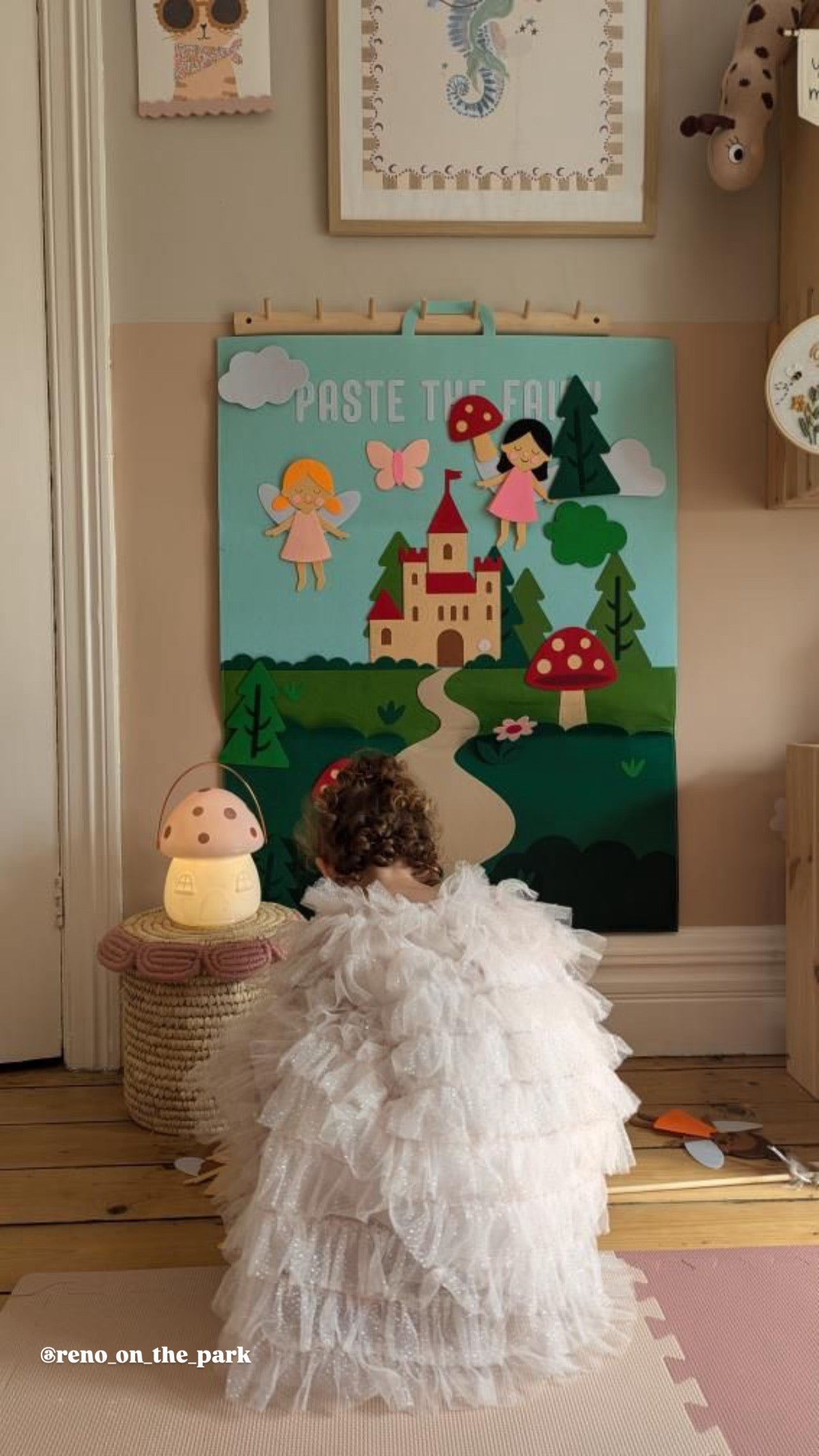 Back In stock: Paste the Fairy Felt Play Board