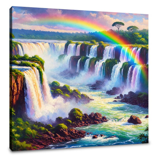 Rainbow Falls Canvas