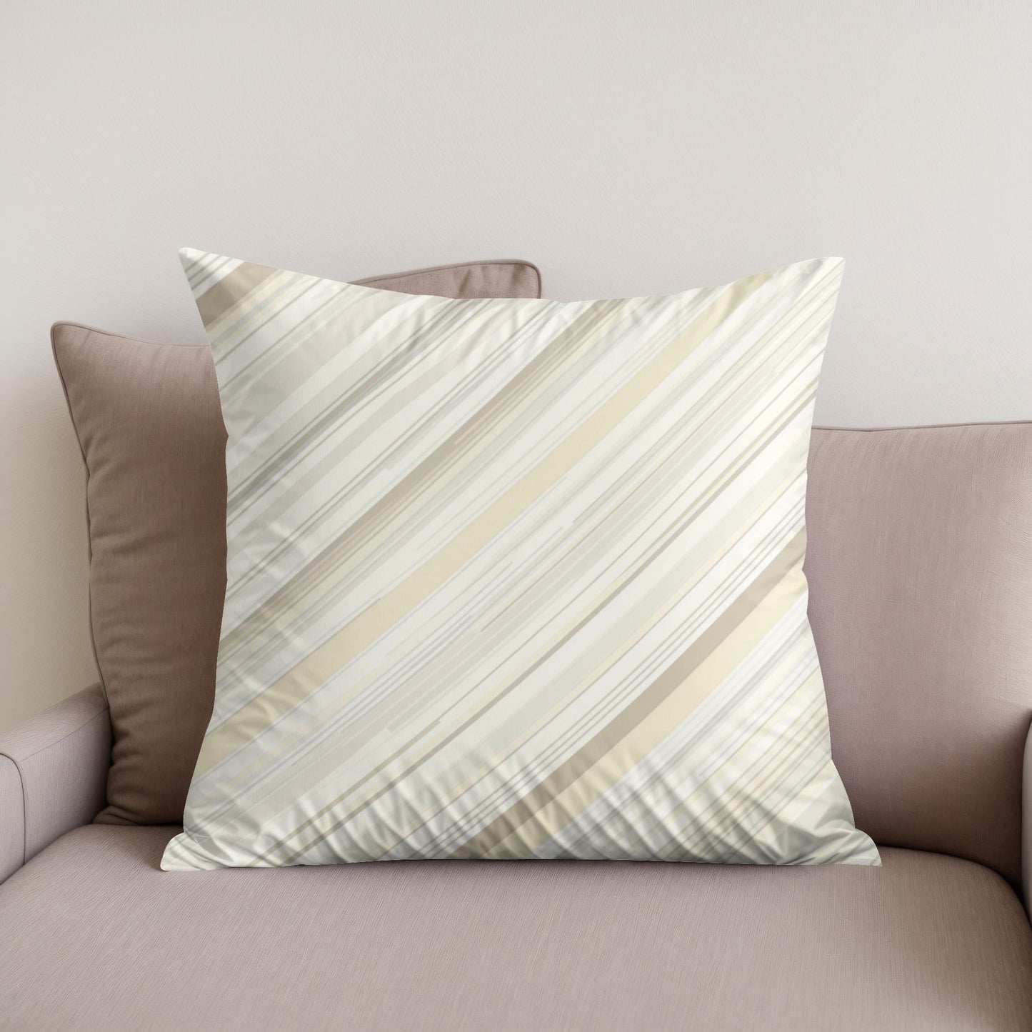 Diagonal Harmony Cotton Cushion