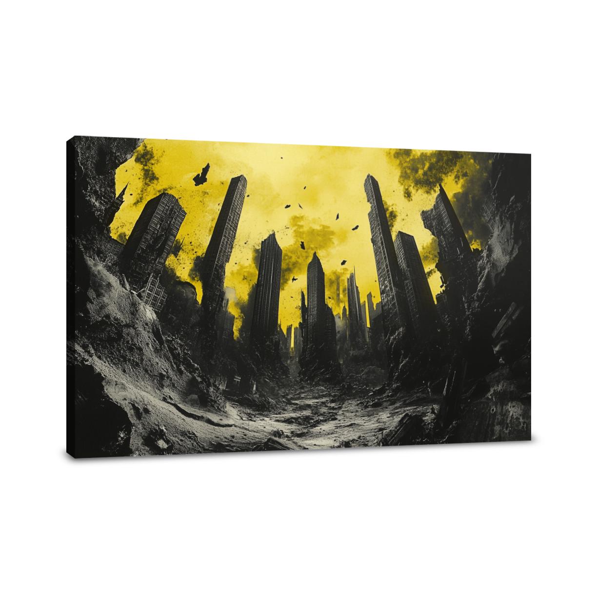 Abandoned City Spirits Canvas