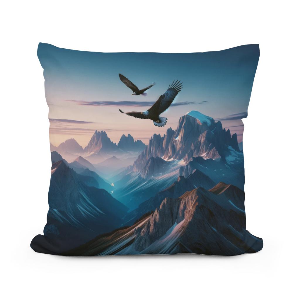 Twilight Summit Cotton Cushion