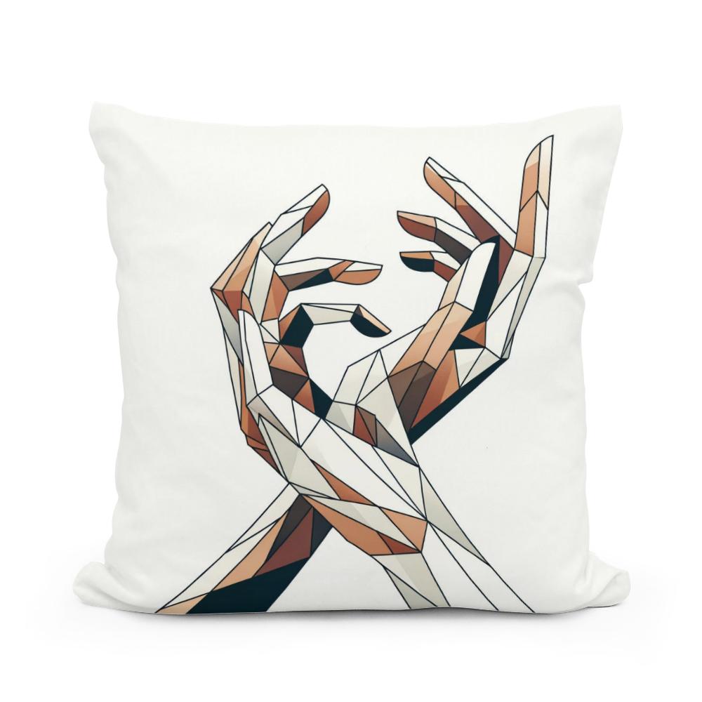 Elegant Gestures Cotton Cushion