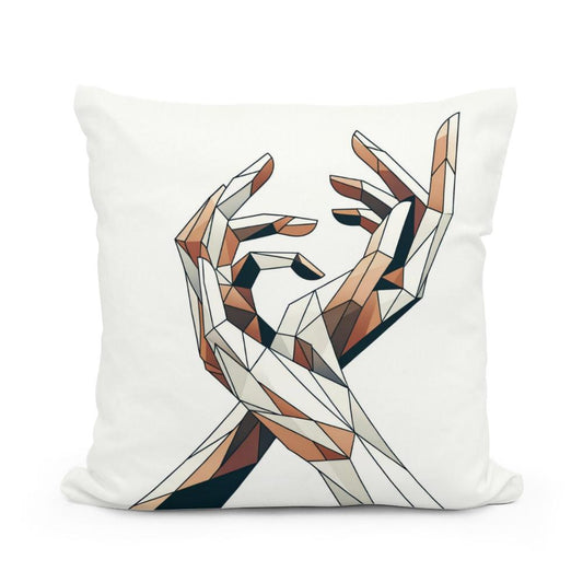 Elegant Gestures Cotton Cushion