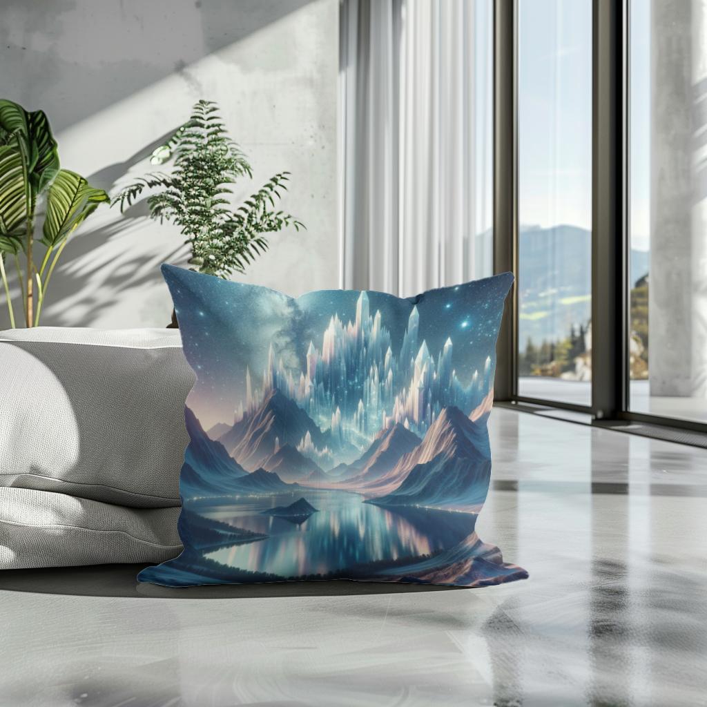 Mystic Peaks Cotton Cushion