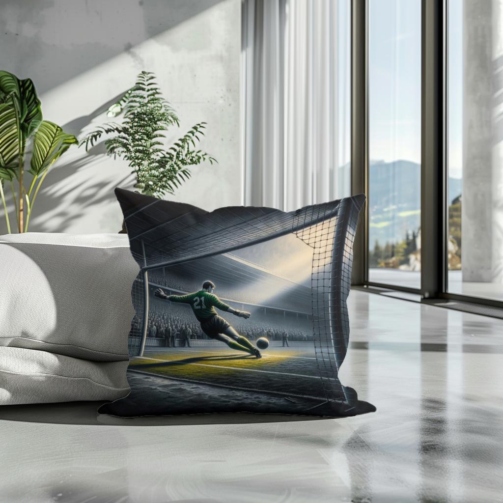 Goalkeeper's Moment Cotton Cushion