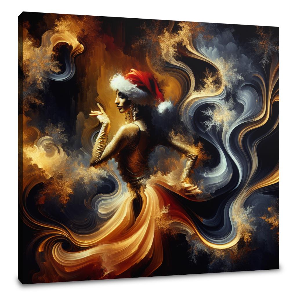 Christmas Enchantment Dance Canvas