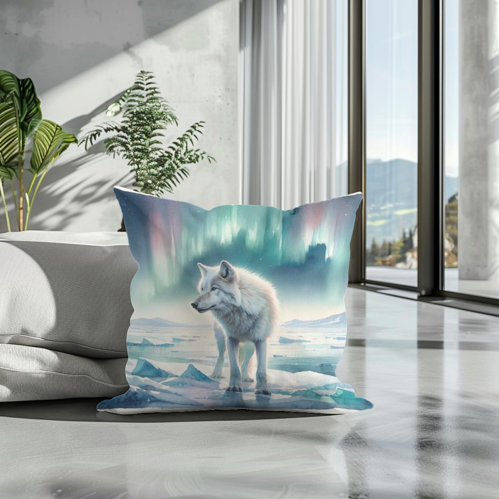 Arctic Solitude Cotton Cushion