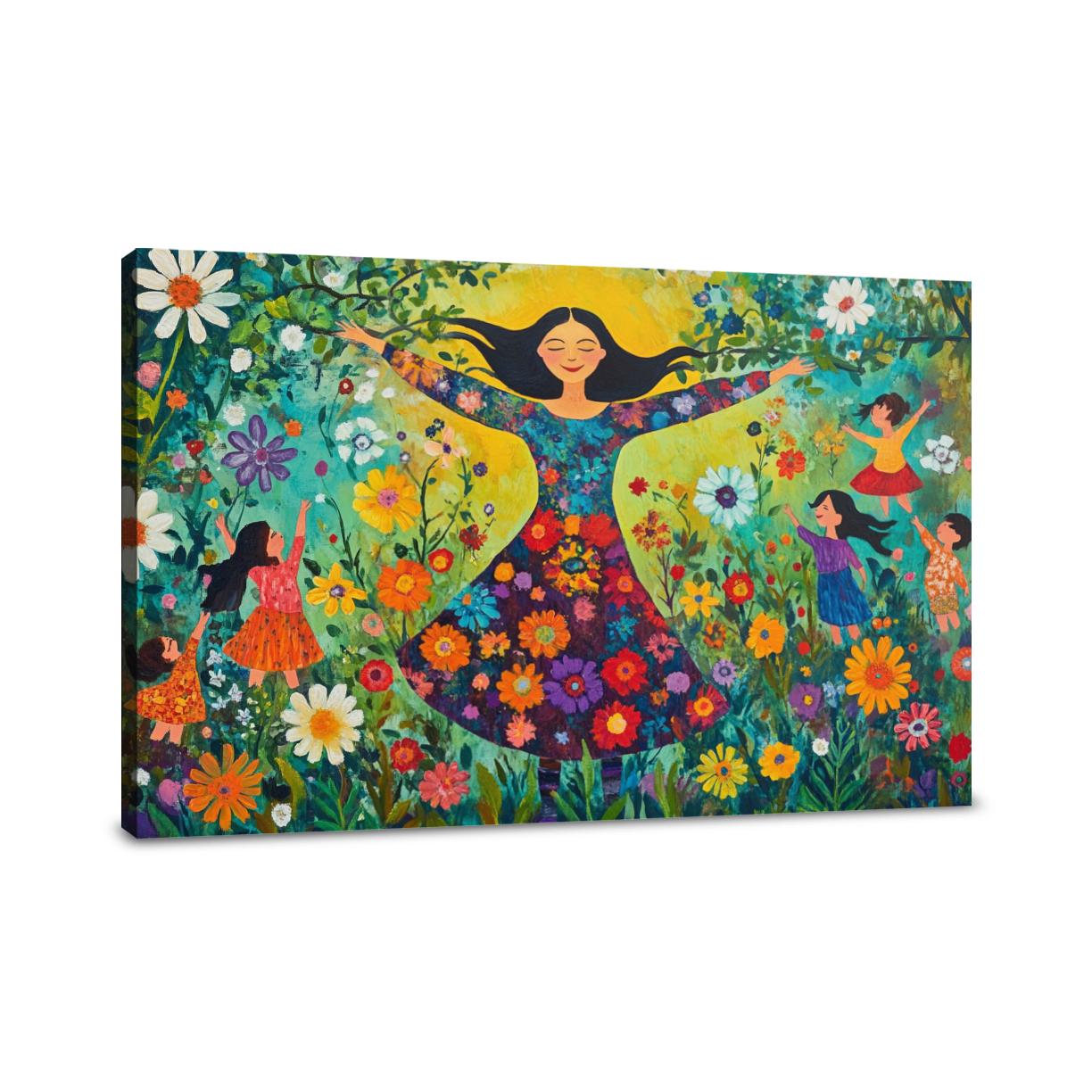 Maternal Garden Canvas