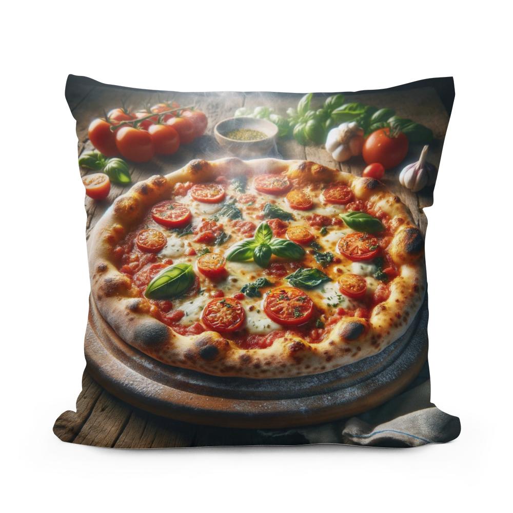 Stellar Italian Pizza Cotton Cushion