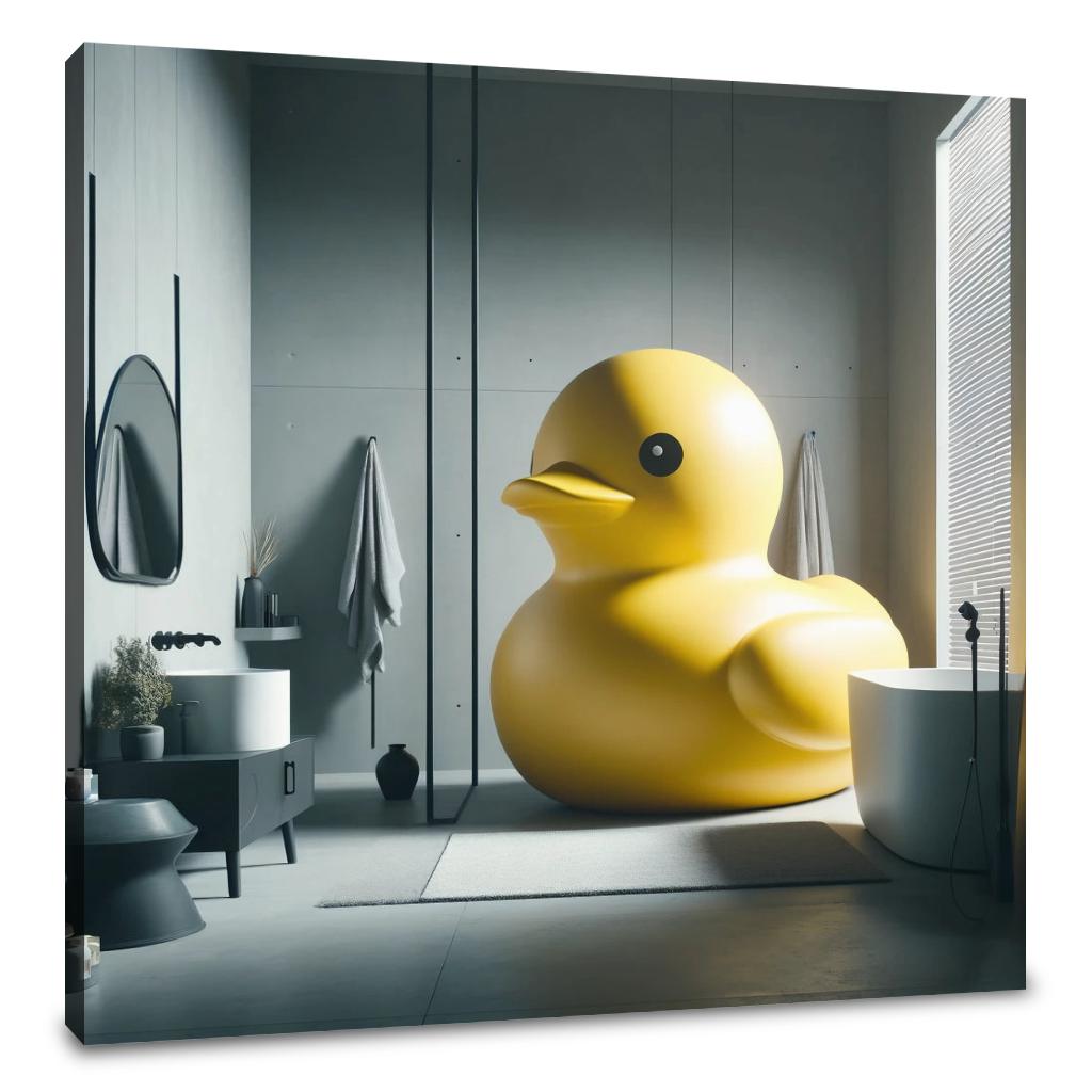 Solo Duck Statement Canvas