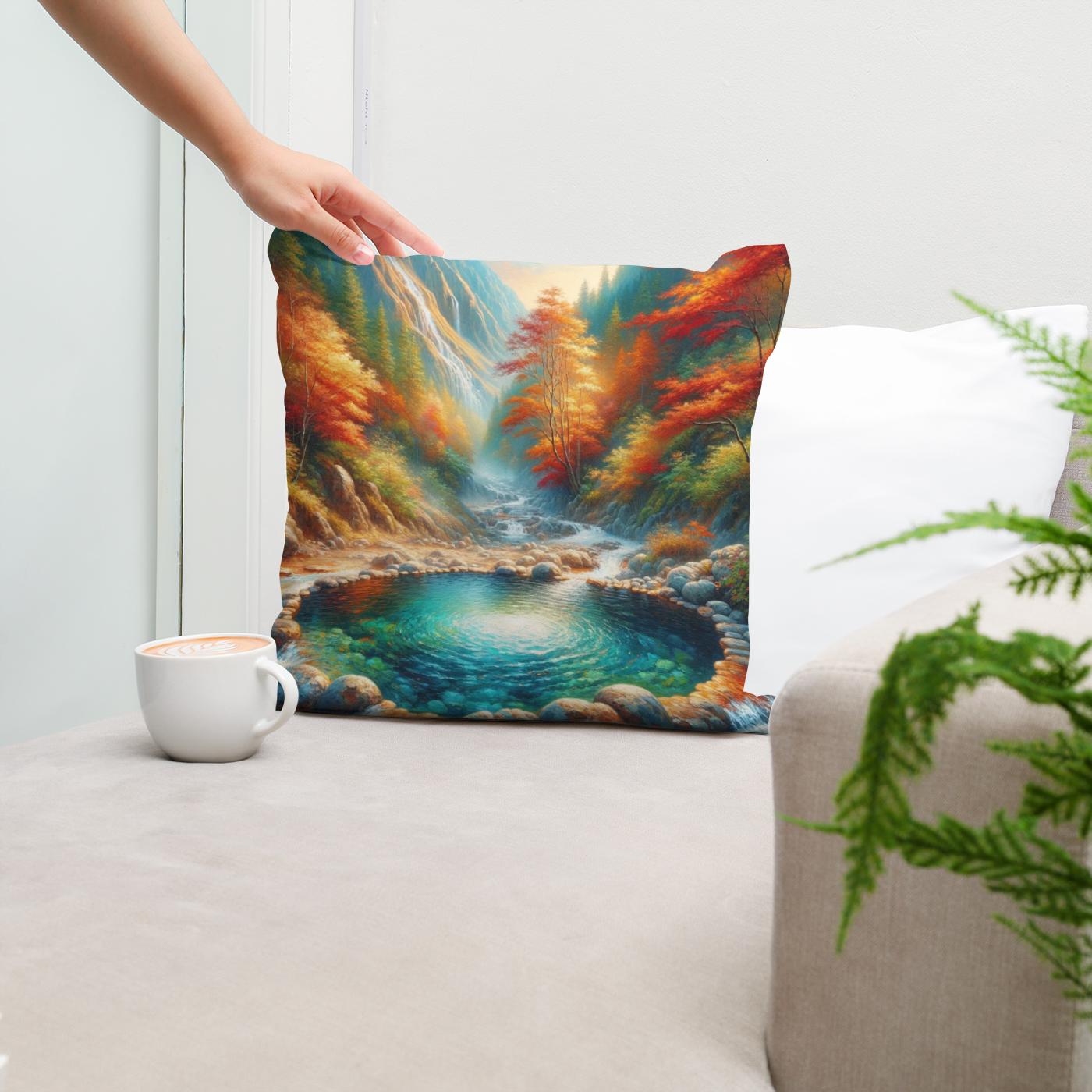 Mountain Retreat Cotton Cushion